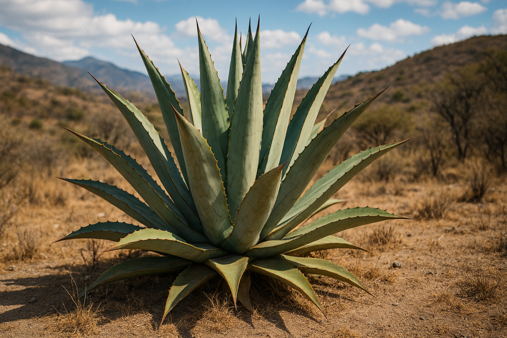 An agave plant in Mexico, ready to become mezcal
